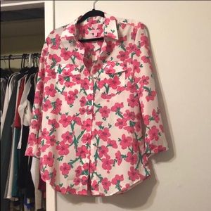 Lilly Pulitzer button down top